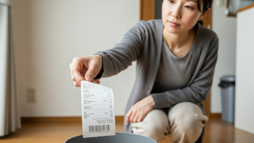 鞄の中のレシートをなぜこまめに捨てるの？財布の中身が変わったときの見極め方と対処法