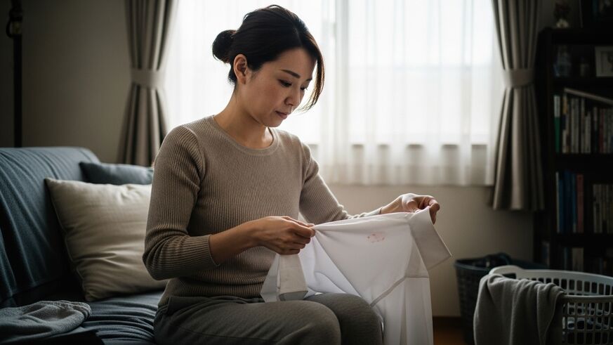 夫のシャツに謎のシミがあったら要注意？口紅かどうか見極める方法とは