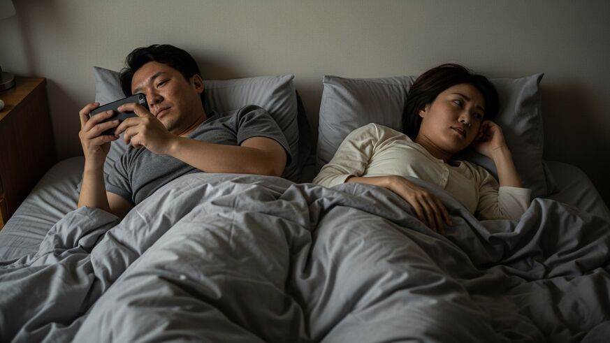 夜更かし増加の裏に潜むサインとは？スマホと浮気の関係を見極める冷静なチェック法！